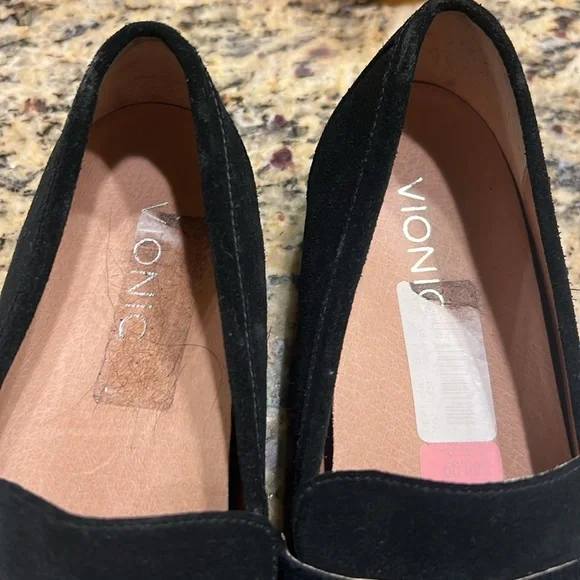 Vionic Avvy Embellished Orthotic Suede Crystal Embellished Loafer Size 9 - Picture 3 of 5